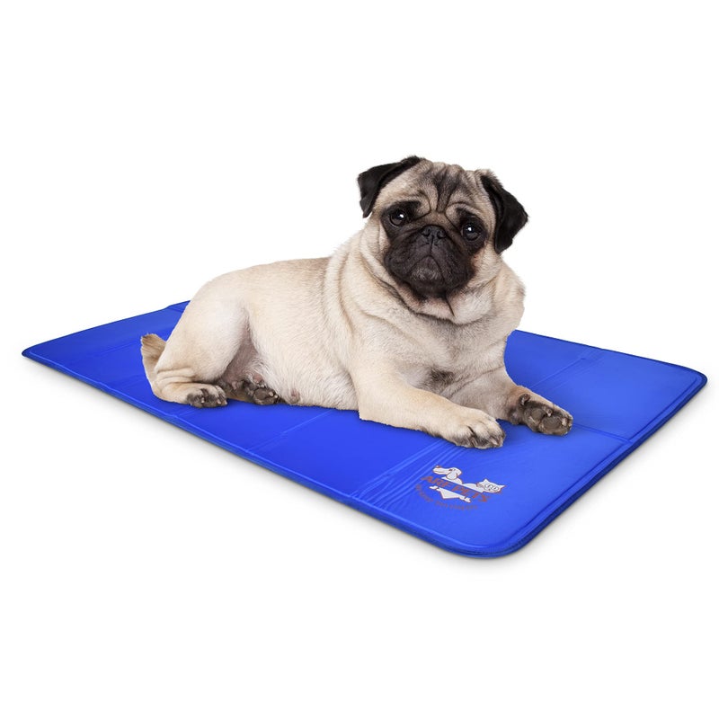 Arf Pets Dog Cooling Mat 23â€ x 35â€ Pad for Kennels, Crates, Beds, Non-Toxic, Durable Solid Self Cooling Gel No Refrigeration or Electricity Needed - Image 1